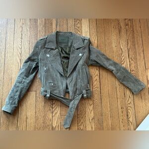 Blank NYC Suede Moto Jacket - Size XS